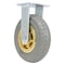 Vestil Flat-Free Rigid Caster 8 In. Diameter x 2 In. Width 661 Lb. Capacity Dark Gray/Gold CST-VE-8X2FF-R - alternate 9